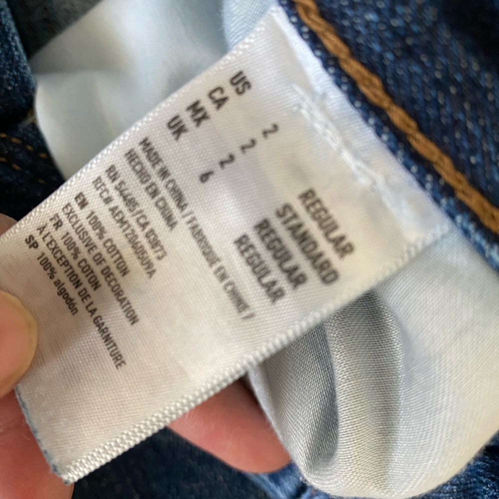 American eagle outfitters denim  ankle jeans vintage hi/rise. Size 2 - Picture 7 of 8